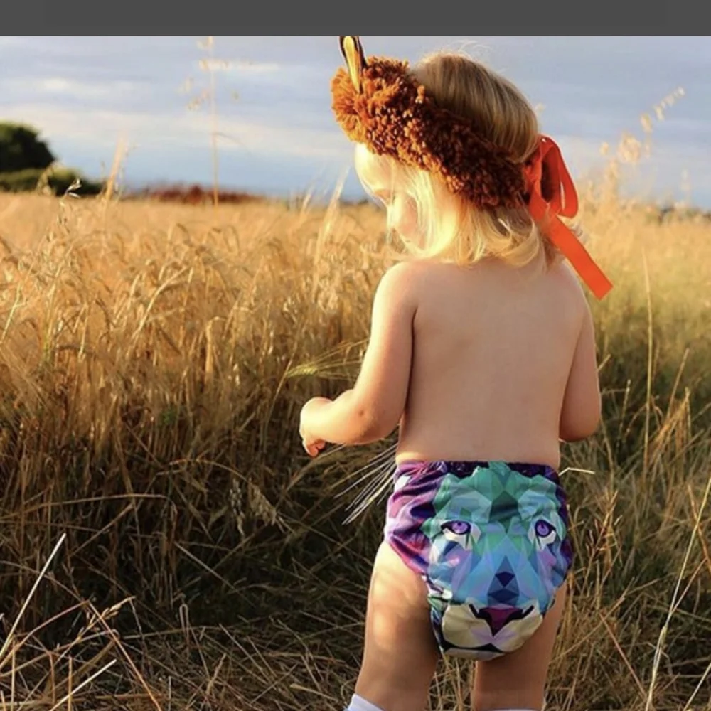 Cloth Diaper One Size Adjustable Washable Reusable for Baby Girls and Boys